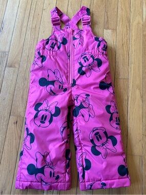 Gap Minnie Mouse snow bib